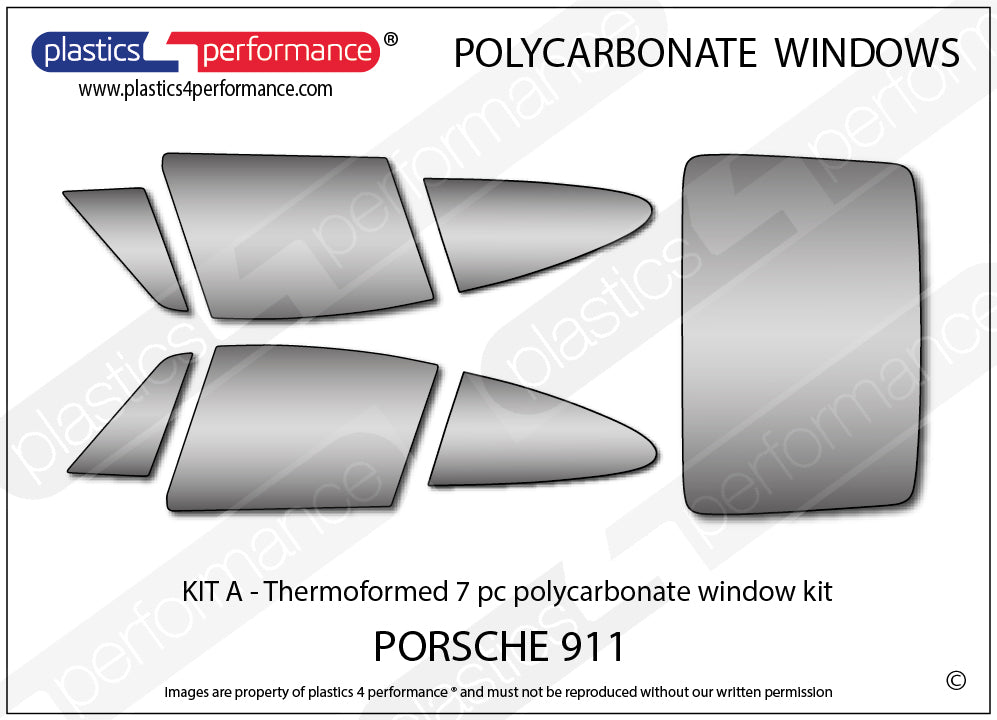 Vetri in Policarbonato per Porsche 911 Classic (64-89)