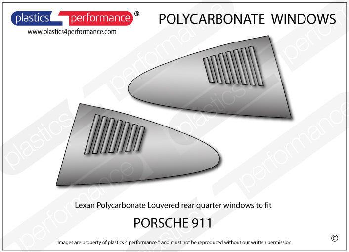 Vetri in Policarbonato per Porsche 911 Classic (64-89)