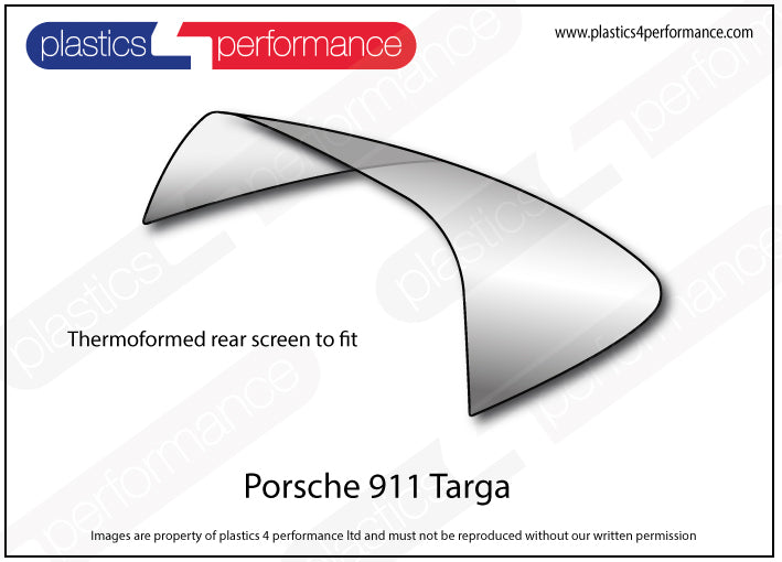 Carica immagine in Galleria Viewer, Vetri in Policarbonato per Porsche 911 Targa (66-88)
