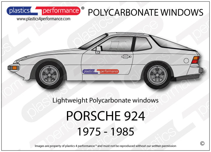 Carica immagine in Galleria Viewer, Vetri in Policarbonato per Porsche 924
