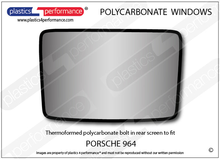 Vetri in Policarbonato per Porsche 911 (964)