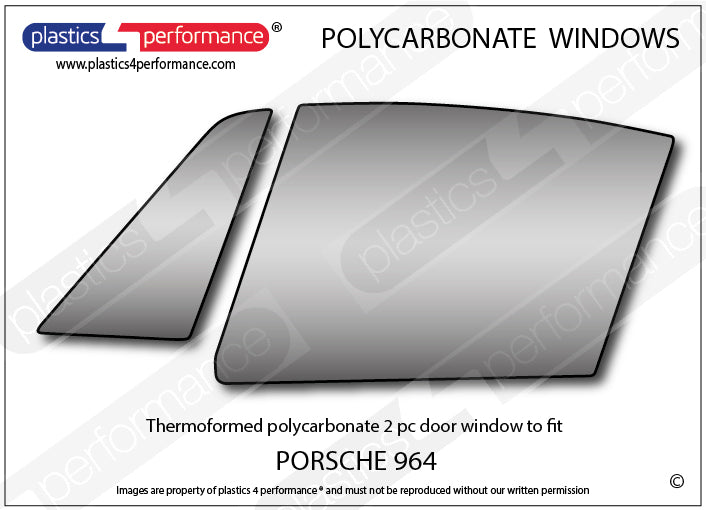 Vetri in Policarbonato per Porsche 911 (964)