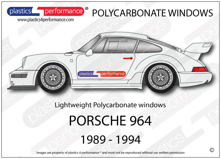 Carica immagine in Galleria Viewer, Vetri in Policarbonato per Porsche 911 (964)
