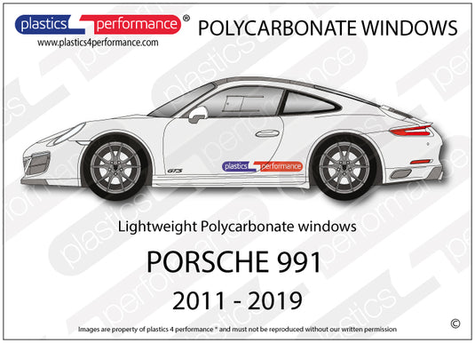 Vetri in Policarbonato per Porsche 911 (991)