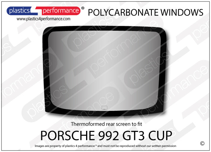 Vetri in Policarbonato per Porsche 911 GT3 Cup (992)