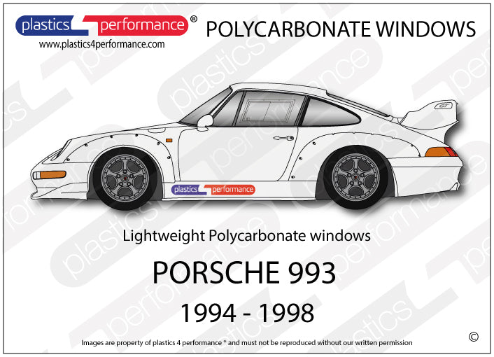 Vetri in Policarbonato per Porsche 911 (993)