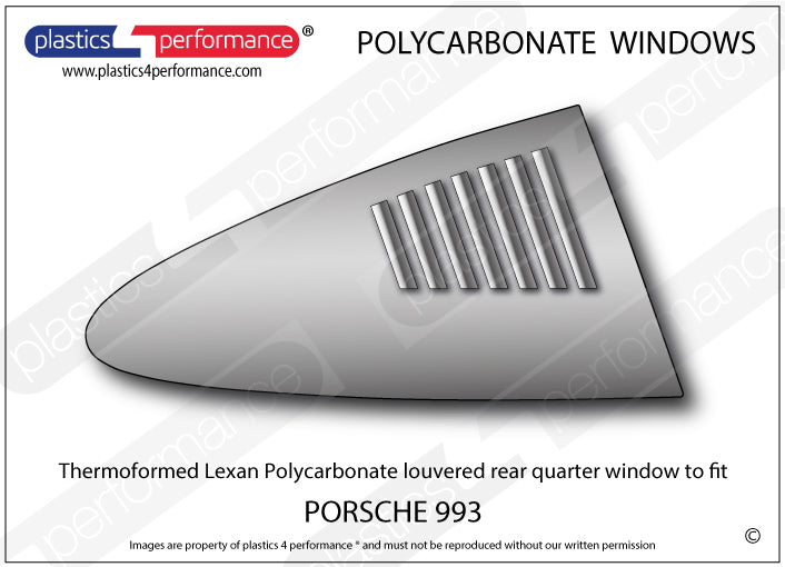 Carica immagine in Galleria Viewer, Vetri in Policarbonato per Porsche 911 (993)
