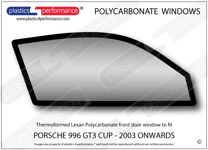 Vetri in Policarbonato per Porsche 911 GT3 Cup (996)
