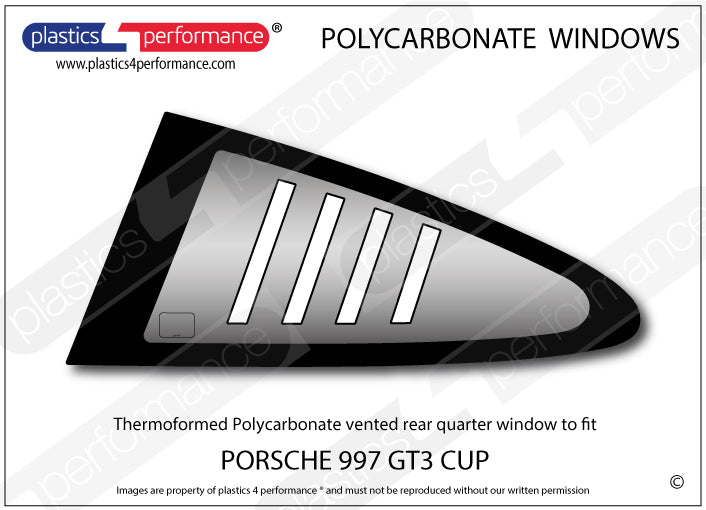 Vetri in Policarbonato per Porsche 911 GT3 Cup (997)