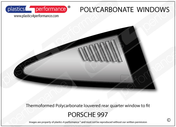 Carica immagine in Galleria Viewer, Vetri in Policarbonato per Porsche 911 (997)
