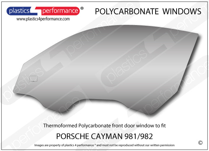Vetri in Policarbonato per Porsche 718 Cayman (982)