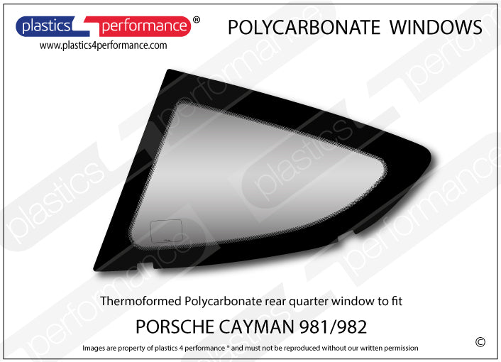 Carica immagine in Galleria Viewer, Vetri in Policarbonato per Porsche Cayman (981)
