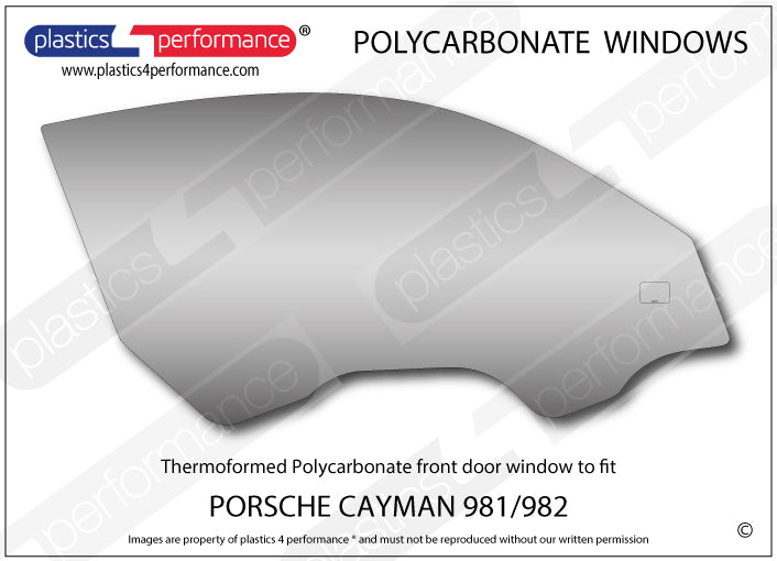 Vetri in Policarbonato per Porsche Cayman (981)