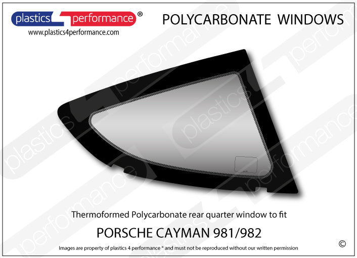 Vetri in Policarbonato per Porsche Cayman (981)