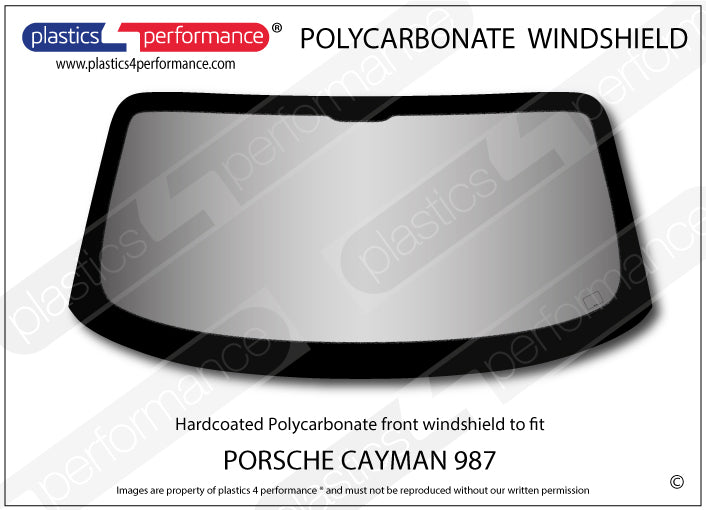 Carica immagine in Galleria Viewer, Vetri in Policarbonato per Porsche Cayman (987)
