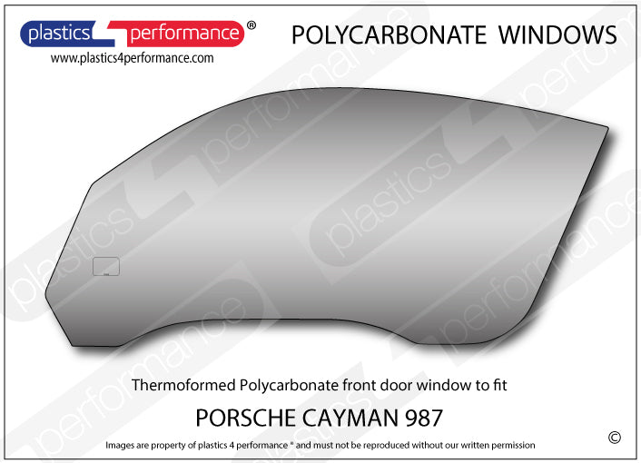 Carica immagine in Galleria Viewer, Vetri in Policarbonato per Porsche Cayman (987)
