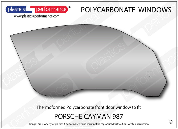 Vetri in Policarbonato per Porsche Cayman (987)