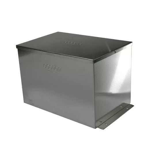 Porta batteria in alluminio OBP universale 200x305x205mm