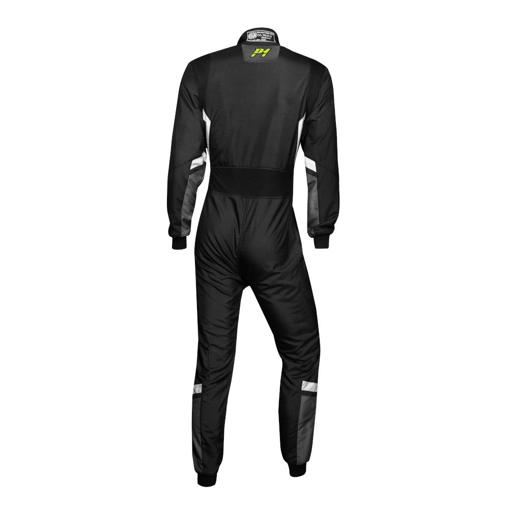 Tuta P1 Pro-SF Nero / Grigio Chiaro (FIA 8856-2018)