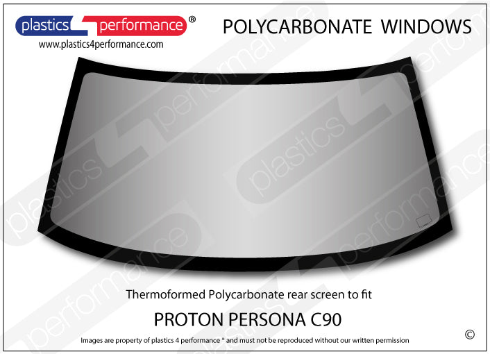 Vetri in Policarbonato per Proton Persona C90 Berlina