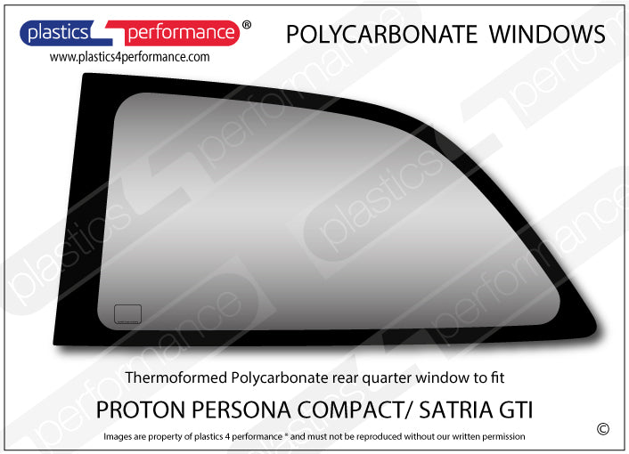 Carica immagine in Galleria Viewer, Vetri in Policarbonato per Proton Satria GTI / Persona Compact

