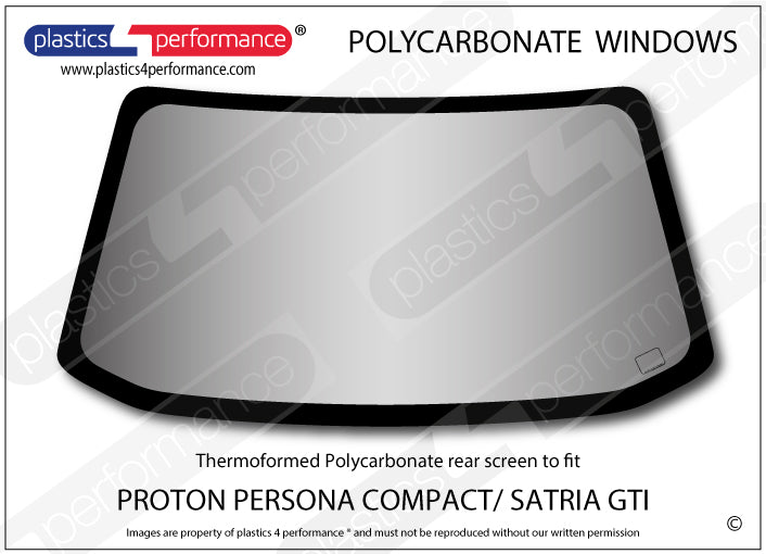 Vetri in Policarbonato per Proton Satria GTI / Persona Compact