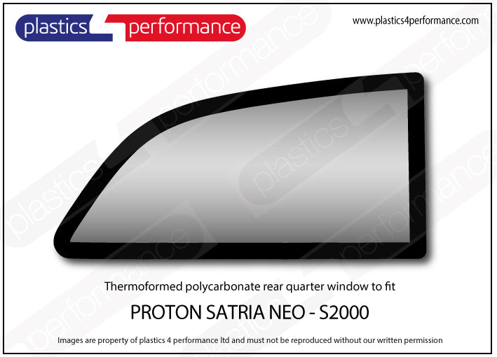 Vetri in Policarbonato per Proton Satria Neo Super 2000