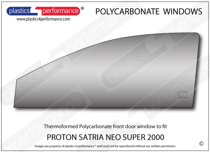 Carica immagine in Galleria Viewer, Vetri in Policarbonato per Proton Satria Neo Super 2000
