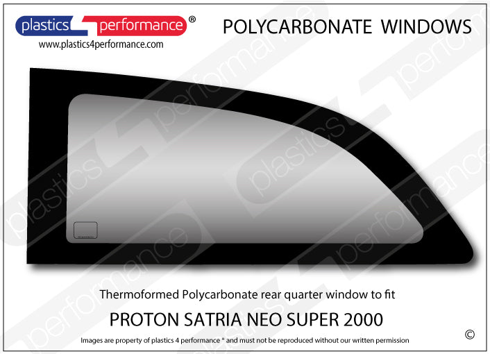 Carica immagine in Galleria Viewer, Vetri in Policarbonato per Proton Satria Neo Super 2000
