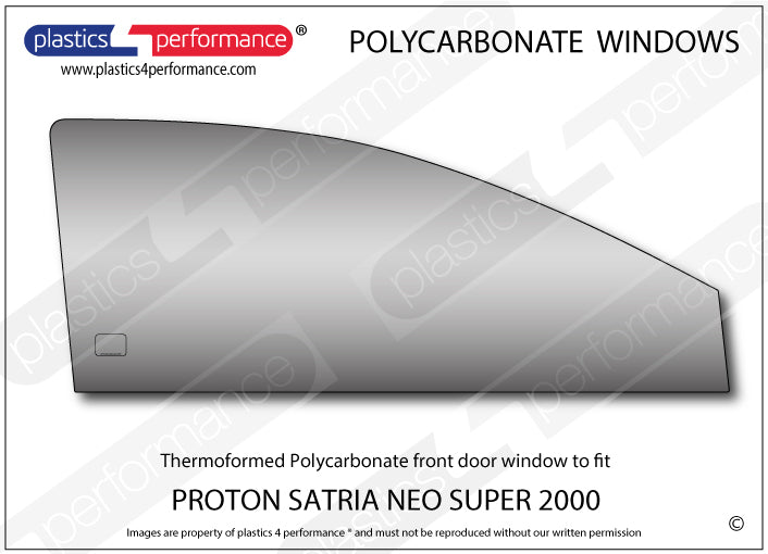 Carica immagine in Galleria Viewer, Vetri in Policarbonato per Proton Satria Neo Super 2000
