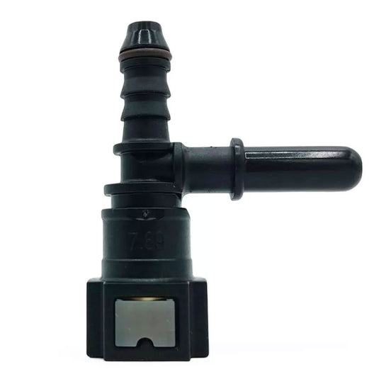 Raccordo 8mm OBP SAE J0244 diametro 7,89 nero (lato maschio originale)