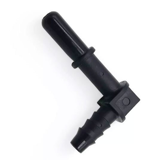 Raccordo a gomito OBP SAE J2044 diametro 7,89mm nero
