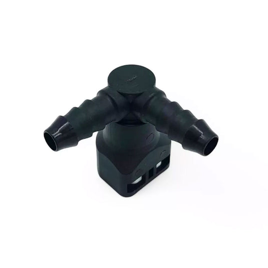 Raccordo in T 8mm 90° OBP SAE J0244 diametro 7,89mm nero