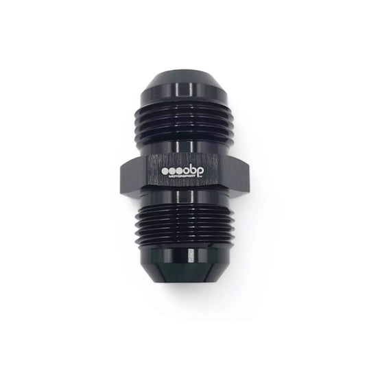 Raccordo maschio dritto alluminio nero OBP