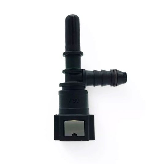 Raccordo T 8mm OBP SAE J0244 diametro 7,89 nero (top origine)