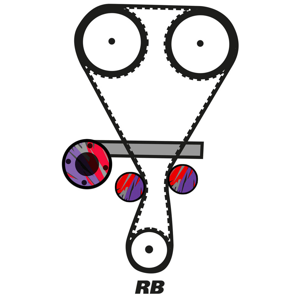Kit Distribuzione e Pompa Acqua per Motore Nissan RB20 / RB25 / RB26