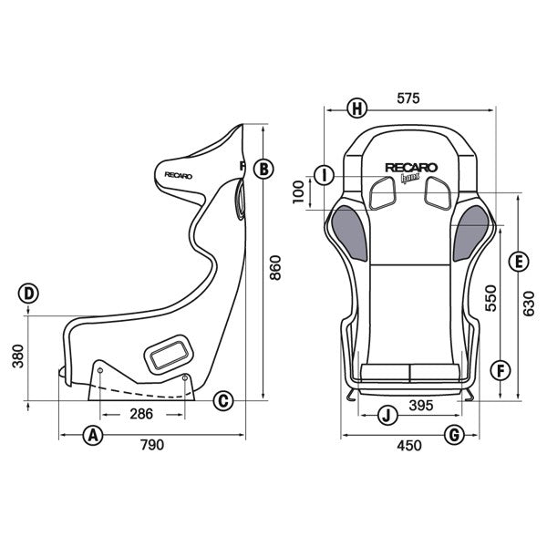 Carica immagine in Galleria Viewer, RECARO Pro Racer SPG HANS - Velluto Perlon Nero
