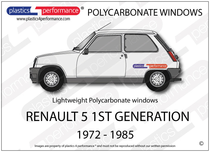 Vetri in Policarbonato per Renault 5
