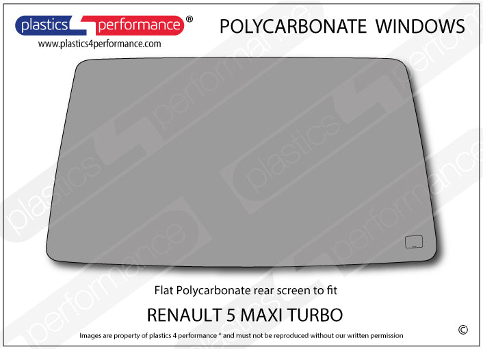 Vetri in Policarbonato per Renault 5 Maxi Turbo