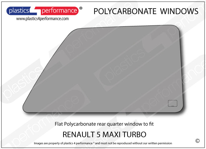 Vetri in Policarbonato per Renault 5 Maxi Turbo
