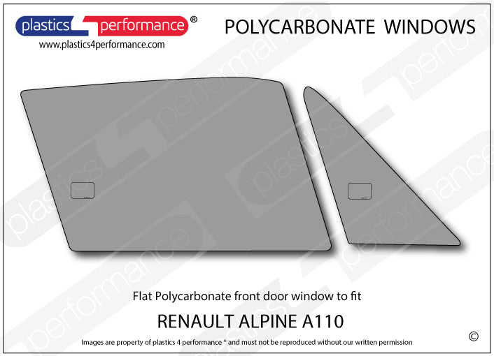 Vetri in Policarbonato per Alpine A110 Berlinette