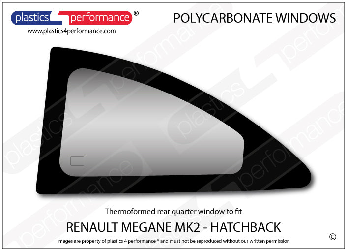 Carica immagine in Galleria Viewer, Vetri in Policarbonato per Renault Megane 2 incluso R26R
