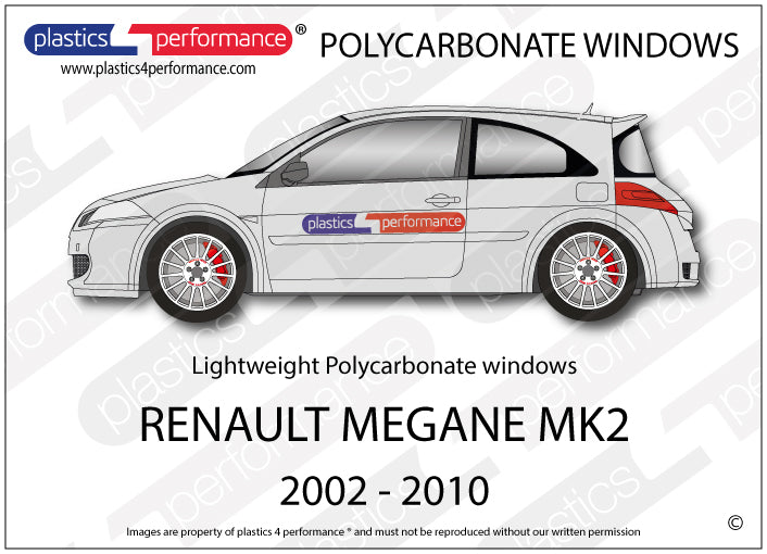 Carica immagine in Galleria Viewer, Vetri in Policarbonato per Renault Megane 2 incluso R26R
