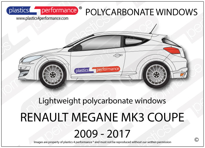 Vetri in Policarbonato per Renault Megane 3