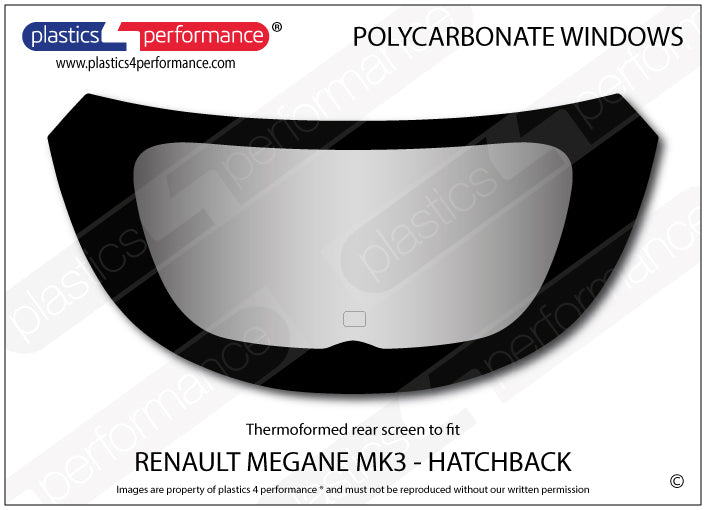 Vetri in Policarbonato per Renault Megane 3