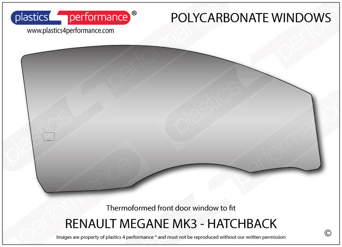 Vetri in Policarbonato per Renault Megane 3