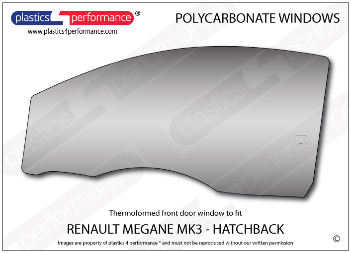Carica immagine in Galleria Viewer, Vetri in Policarbonato per Renault Megane 3
