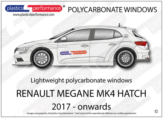 Vetri in Policarbonato per Renault Megane 4