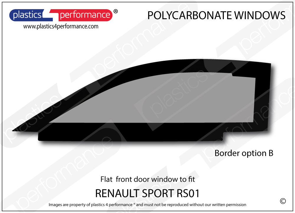 Vetri in Policarbonato per Renault Sport RS01