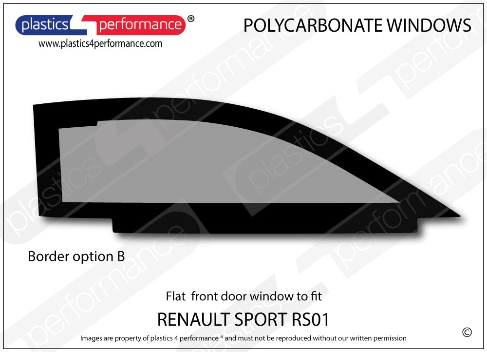 Vetri in Policarbonato per Renault Sport RS01